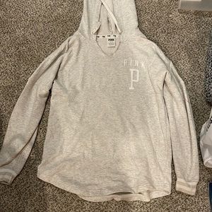 Heathered Grey Pink Victoria’s Secret Sweatshirt